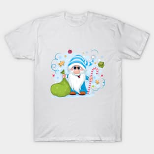 Cute Christmas Gnome. T-Shirt